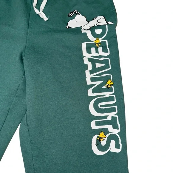 Peanuts Women's Junior Size XXL / 19 Joggers Sweatpants Snoopy Woodstock - Picture 3 of 6